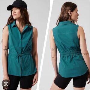 Athleta Levitate Poplin Tank Size XS